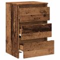 vidaXL Nočná skrinka Old Wood 40x35x62,5 cm Engineered Wood