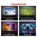 LED ambientné RGB osvetlenie GoSmart EMOS ZTV75 za TV 75" (189 cm)