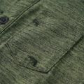 vidaXL Detská košeľa kaki melanž 140