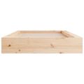 vidaXL Posteľný rám 75x190 cm malé jednolôžko masívne drevo