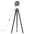 vidaXL Lampa na statíve čierna 97 cm mangovníkový masív