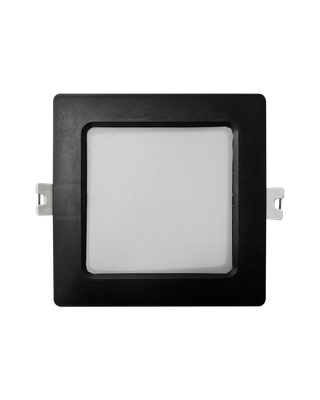 Q-58M LED panel 6W 660lm 4000K čierny - štvorcový pripevnený Qtec