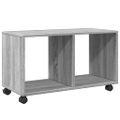 vidaXL Skrinka na kolieskach sivá sonoma 72x33x42,5cm kompozitné drevo