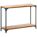 vidaXL Konzolový stolík 110x30x75 cm akáciový masív
