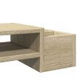 vidaXL Stojan na monitor s policou dub sonoma 70x27x15 cm kompoz.drevo