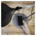 LED stolná lampa EMOS Z7615 KAREN, čierna