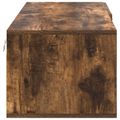 vidaXL Drevená skrinka 100,5 x 39 x 30 cm Dymová dub Kompozitné drevo
