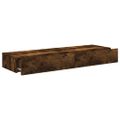 vidaXL TV skrinky s LED svetlami 2 ks dymový dub 60x35x15,5 cm