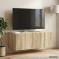 vidaXL Nástenná TV skrinka 78,5 x 41 x 30 cm Dub sonoma
