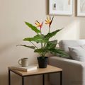 vidaXL Umelá rastlina Strelitzia Zelená 65 x 13 x 55 cm
