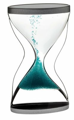 18.6008.04 TFA CONTRA presýpacie hodiny akryl/plast, strieborná/zelená