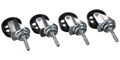 Pojazdné kolieska pre zdvihák prevodovky SX TRANSMISSION JACK 0,5T, 4ks - náhradný diel SIXTOL