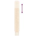 vidaXL Strom pre mačky od podlahy po strop krémový 258,5-284,5 cm