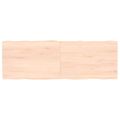 vidaXL Stolová doska 120x40x(2-4) cm neošetrený masív živé hrany