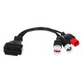 SIXTOL OBD-II redukcia 3-pin/4-pin/6-pin pre moto Yamaha a Honda MECHANIC CABLE 23