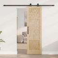 vidaXL Posuvné dvere ORKDAL 61 x 198,5 cm Borovicový masív Prírodná