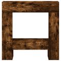 vidaXL Obloženie krbu dymový dub 81x18x82 cm kompozitné drevo
