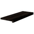 vidaXL Schodiskové stupne 16 ks hnedočierná 70x25x2 cm dubový masív