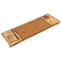 vidaXL Nášľapy na schody samolepiace 10 ks 65x21x4 cm béžové