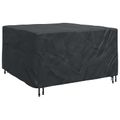 vidaXL Obal na nábytok Jednofarebný Čierna 150 x 150 x 75 cm 210D
