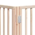 vidaXL Brána pre psa s dverami skladacia 9 panely 450cm topoľové drevo