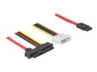 Kábel SATA/SAS - SAS 12Gbit/s - 4 pinové interné napájanie, SAS 29 pinov (SFF-8482) do SATA (F) - 50 cm