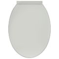 vidaXL WC sedadlo, pomalé sklápanie, biele, oválne