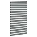 vidaXL Zebra roleta tmavošedá 135x200 cm šírka látky 130,9cm polyester