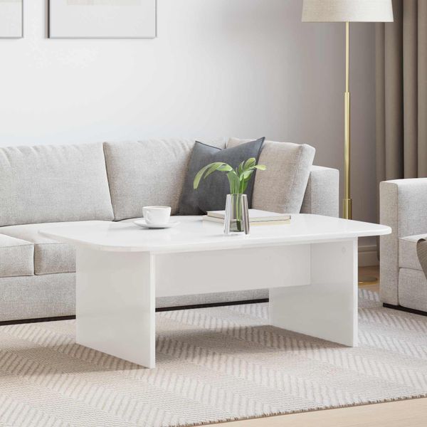 vidaXL Konferenčný stolík Biela 93 x 53 x 33 cm Kompozitné drevo