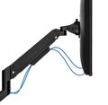 Neomounts  DS70-250BL1 NEXT Slim Desk Mount, single display (topfix clamp/grommet), black Držák, VESA, stolní, pro plochý/zakrivený monitor, úhloprícka 17–35", náklon 90°, otácení 180°, rotace 360°, nosnost 9kg, cerný