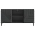 vidaXL TV skrinka Čierna 102 x 34,5 x 50 cm Kompozitné drevo