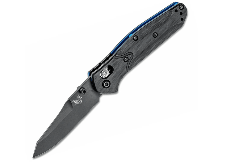 Benchmade 945BK-1 MINI OSBORNE vreckový nôž 7,4 cm, AXIS, čierna, G10