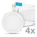 Modee LED Okrúhly LED panel - zapustený 18W 1980lm studená biela P4 (ML-LPRB6000K18WPN)