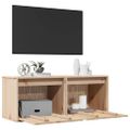vidaXL Nástenné skrinky 2 ks 45x30x35 cm masívne borovicové drevo