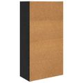 vidaXL Regál na knihy 60 x 30 x 114 cm Kompozitné drevo Čierny dub