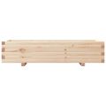 vidaXL Záhradný kvetináč 110x40x26,5 cm masívna borovica