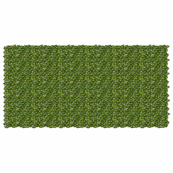 vidaXL Balkónový plôtik s listami Zelená a žltá 300 x 150 cm