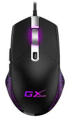 POŠKODENÝ OBAL - GENIUS GX GAMING Scorpion M705/ drôtová/ RGB podsvietenie/ 800-7200 dpi/ USB/ 6 tlačidiel/ čierna Myš, herná, drôtová, optická, RGB podsvietenie, 800-7200 DPI, 6 tlačidiel, USB, čierna - POŠKODENÝ OBAL