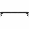 vidaXL Stojan na monitor Čierny dub 85 x 23 x 15,5 cm Kompozitné drevo