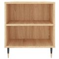 vidaXL Konferenčný stolík dub sonoma 102x44,5x50 cm kompozitné drevo