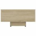 vidaXL Konferenčný stolík, dub sonoma 100x49,5x31 cm kompozitné drevo