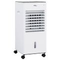 vidaXL Mobilný ochladzovač vzduchu 3-v-1, bielo čierny 61x31x27mm 65 W