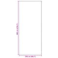 vidaXL Koberec do stanu Svetlosivá 600 x 250 cm Polyetylén