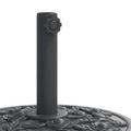 vidaXL Podstavec pod slnečník pre Ø38/48 mm tyče 12 kg kruh