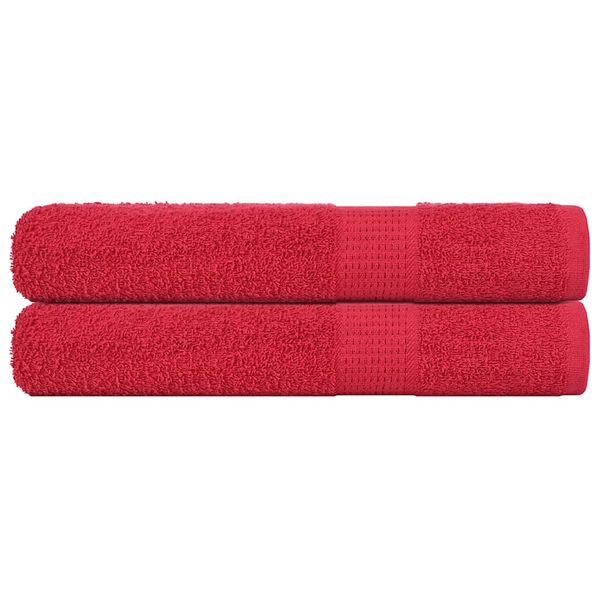 vidaXL Uteráky FROGN 2 ks červené 100x200 cm 360 g/m²