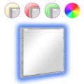 vidaXL Zrkadlo do kúpeľne s LED Sivý Sonoma 40 x 37 x 8.5 cm