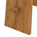 vidaXL Kúpeľňová stolička Hnedá 50 x 29,5 x 50,5 cm