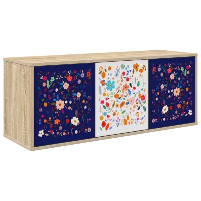 vidaXL Nástenný TV kabinet MAINZ 102 x 33 x 40 cm Dub sonoma