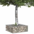vidaXL Gabiónová vyvýšená posteľ 60 x 60 x 20 cm Pozinkovaná oceľ