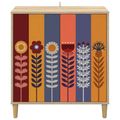 vidaXL Servírovacia skriňa ESSEN Sonoma 69 x 33 x 75 cm